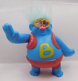 Trolls Movie Biggie Blue Trolls Figure McDonalds 2020 Happy Meal Toy Preowned